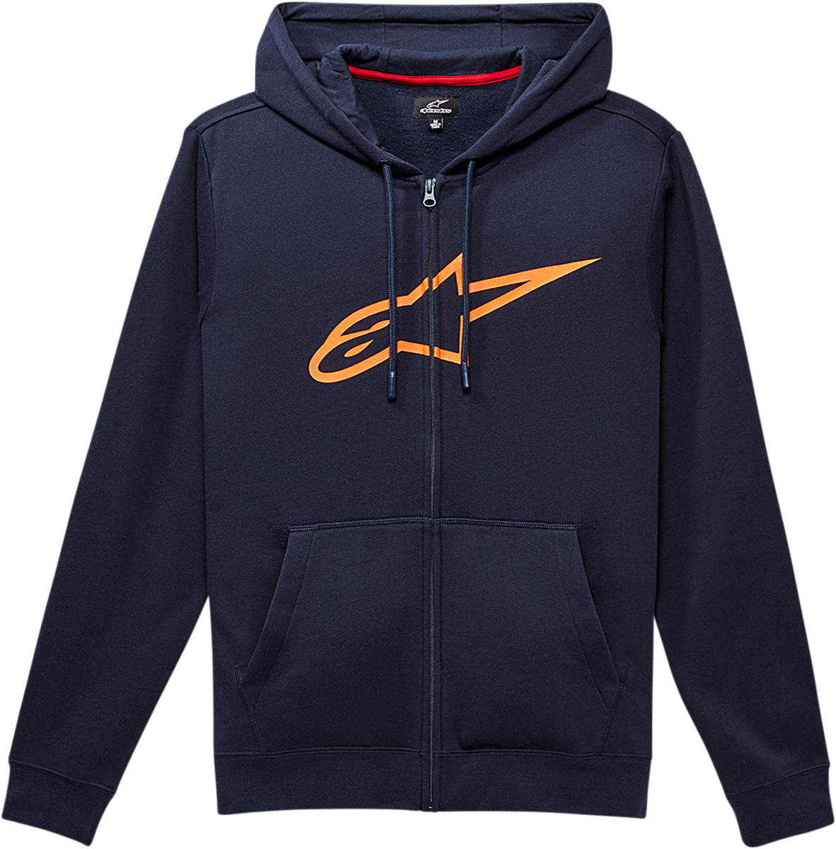 ALPINESTARS Ageless II Zip Hoodie - Navy/Orange - Large