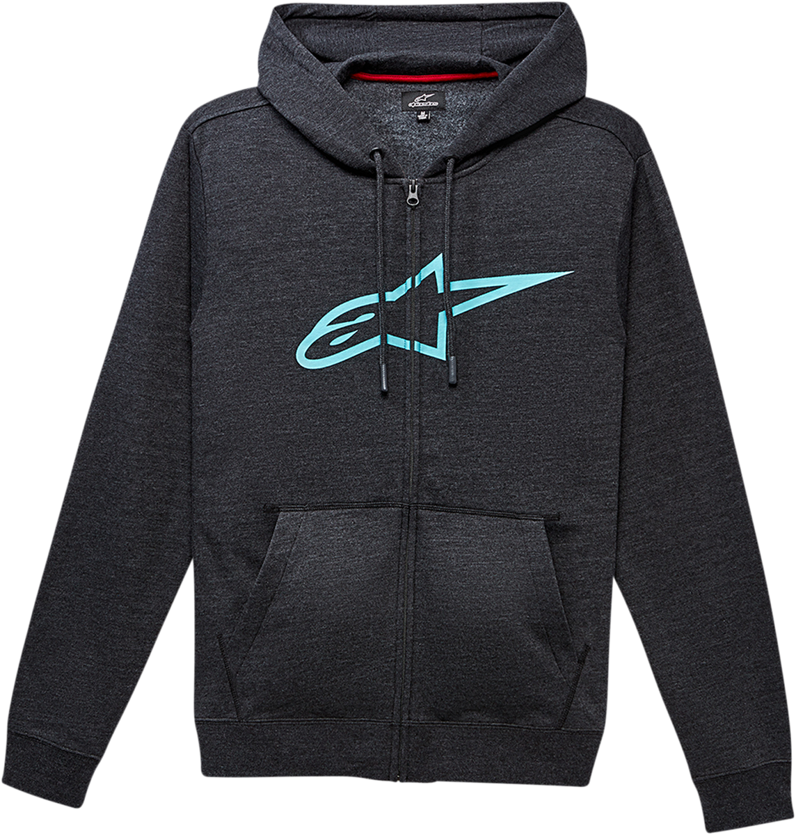 ALPINESTARS Ageless II Zip Hoodie - Charcoal/Turquoise - 2XL