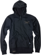 Factory Effex Goldwing Icon Zip-Up Hoodie - Black