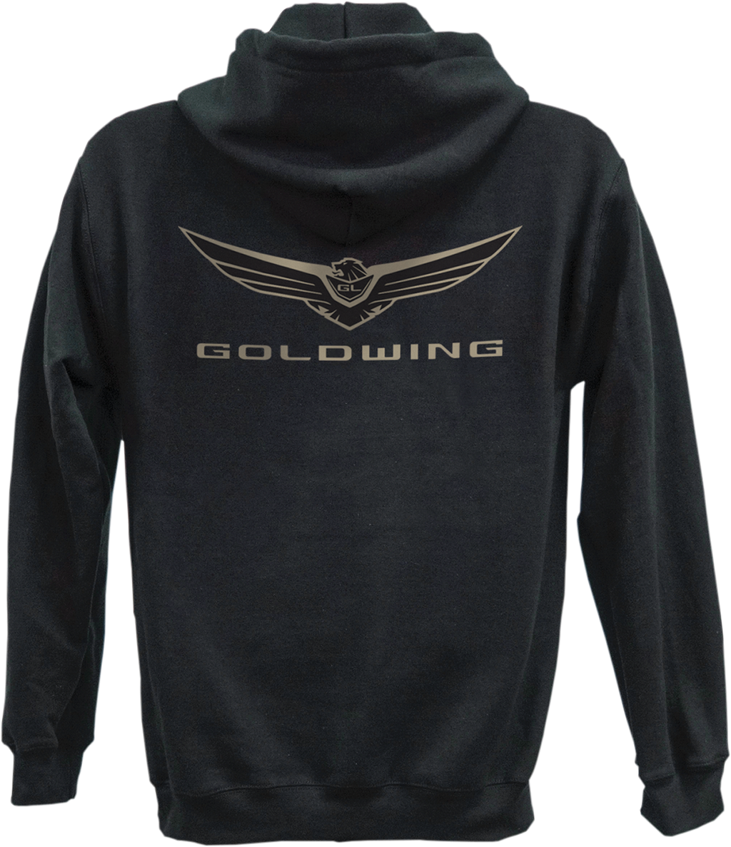 Factory Effex Goldwing Icon Zip-Up Hoodie - Black