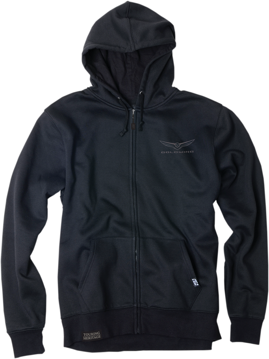 Factory Effex Goldwing Burst Zip Hoodie - Black