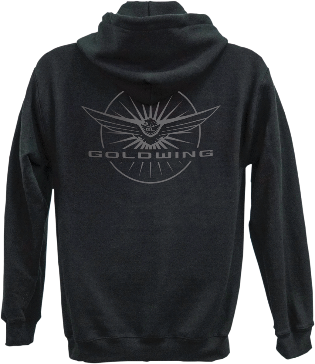 Factory Effex Goldwing Burst Zip Hoodie - Black