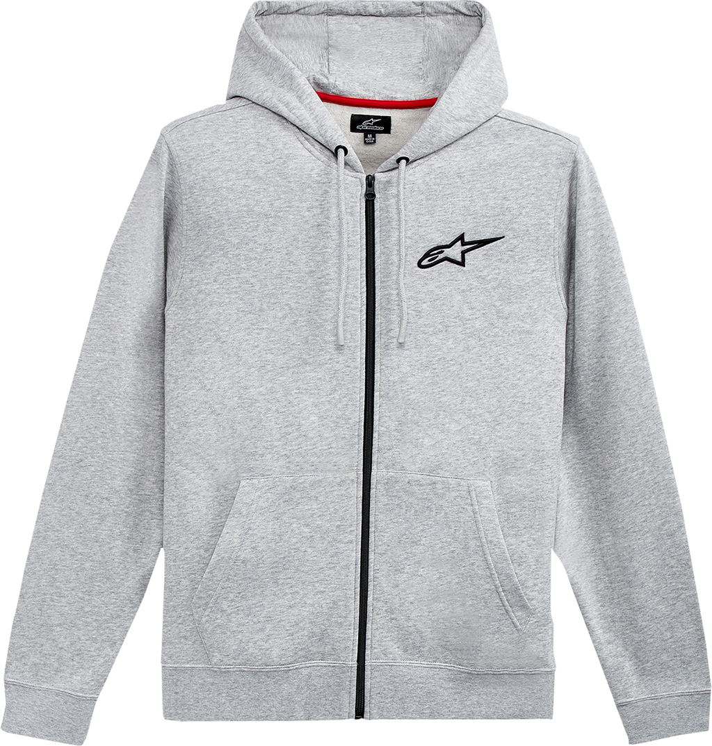ALPINESTARS Ageless Zip Hoodie - Heather Gray/Black - Medium