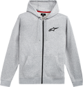 ALPINESTARS Ageless Zip Hoodie - Heather Gray/Black - Medium