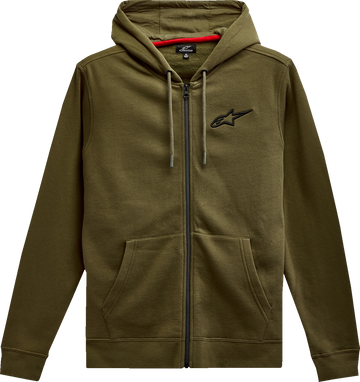 ALPINESTARS Ageless Zip Hoodie - Military/Black - Medium