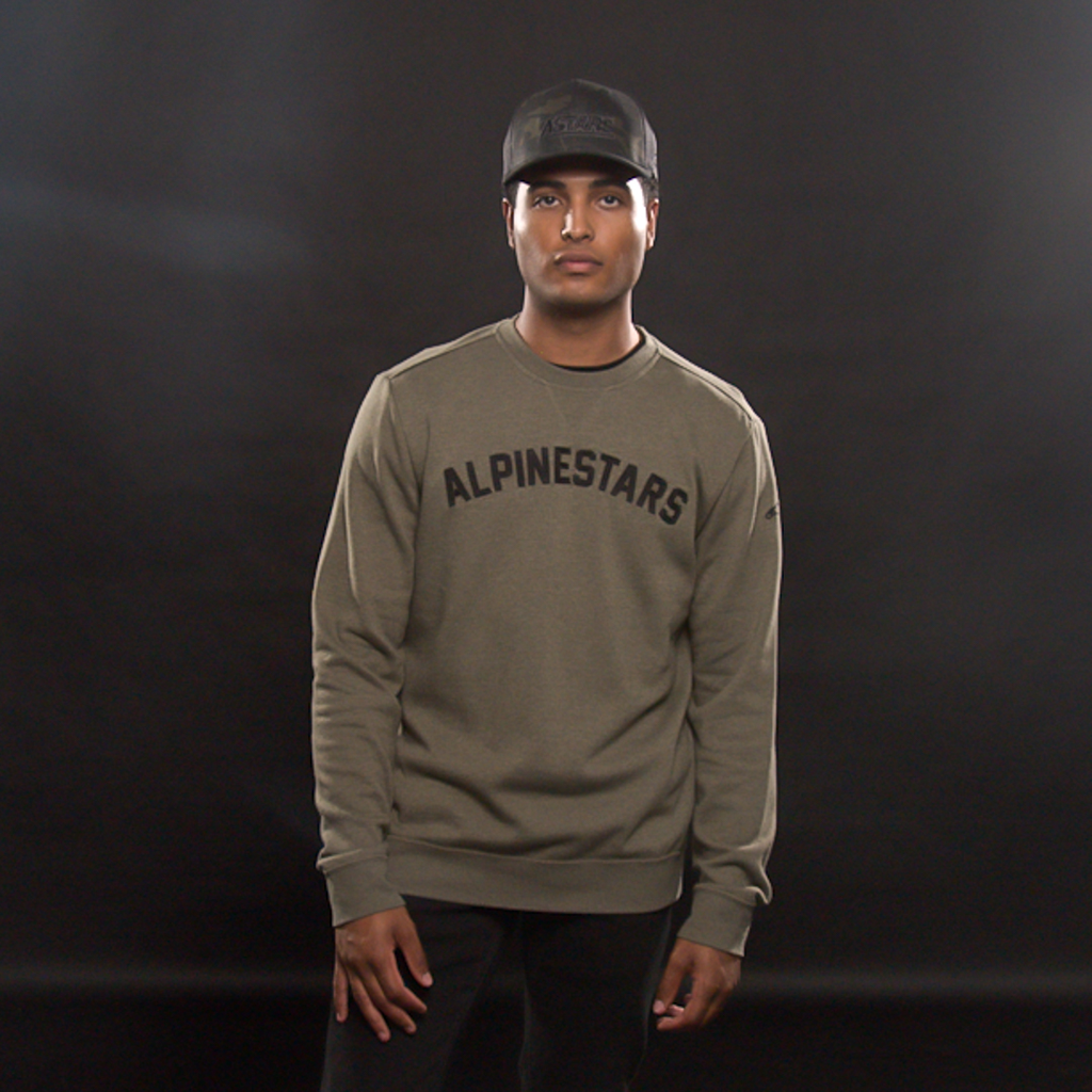 ALPINESTARS Soph Crew Fleece - Military - Medium