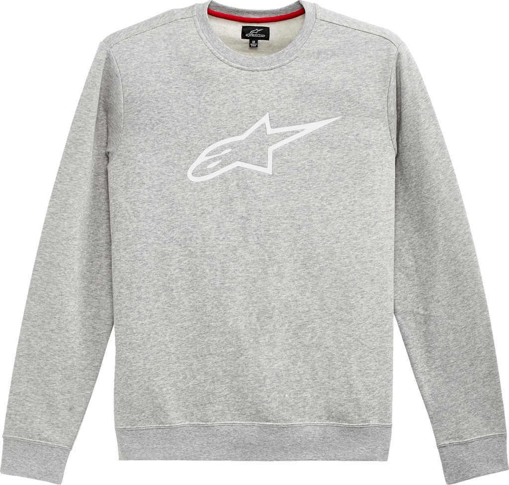 ALPINESTARS Ageless Crew Fleece - Heather Gray/White - Medium