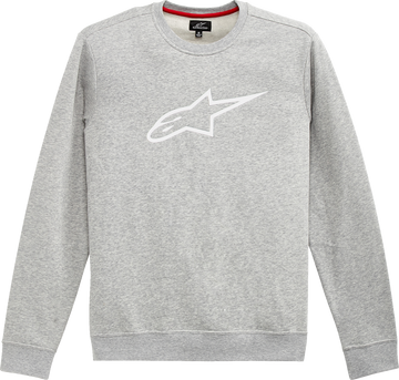 ALPINESTARS Ageless Crew Fleece - Heather Gray/White - Medium