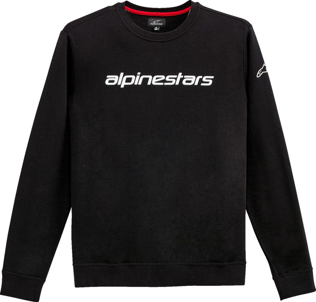 ALPINESTARS Linear Crew Fleece - Black/White - XL