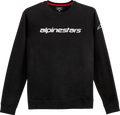 ALPINESTARS Linear Crew Fleece - Black/White - XL