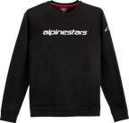 ALPINESTARS Linear Crew Fleece - Black/White - XL