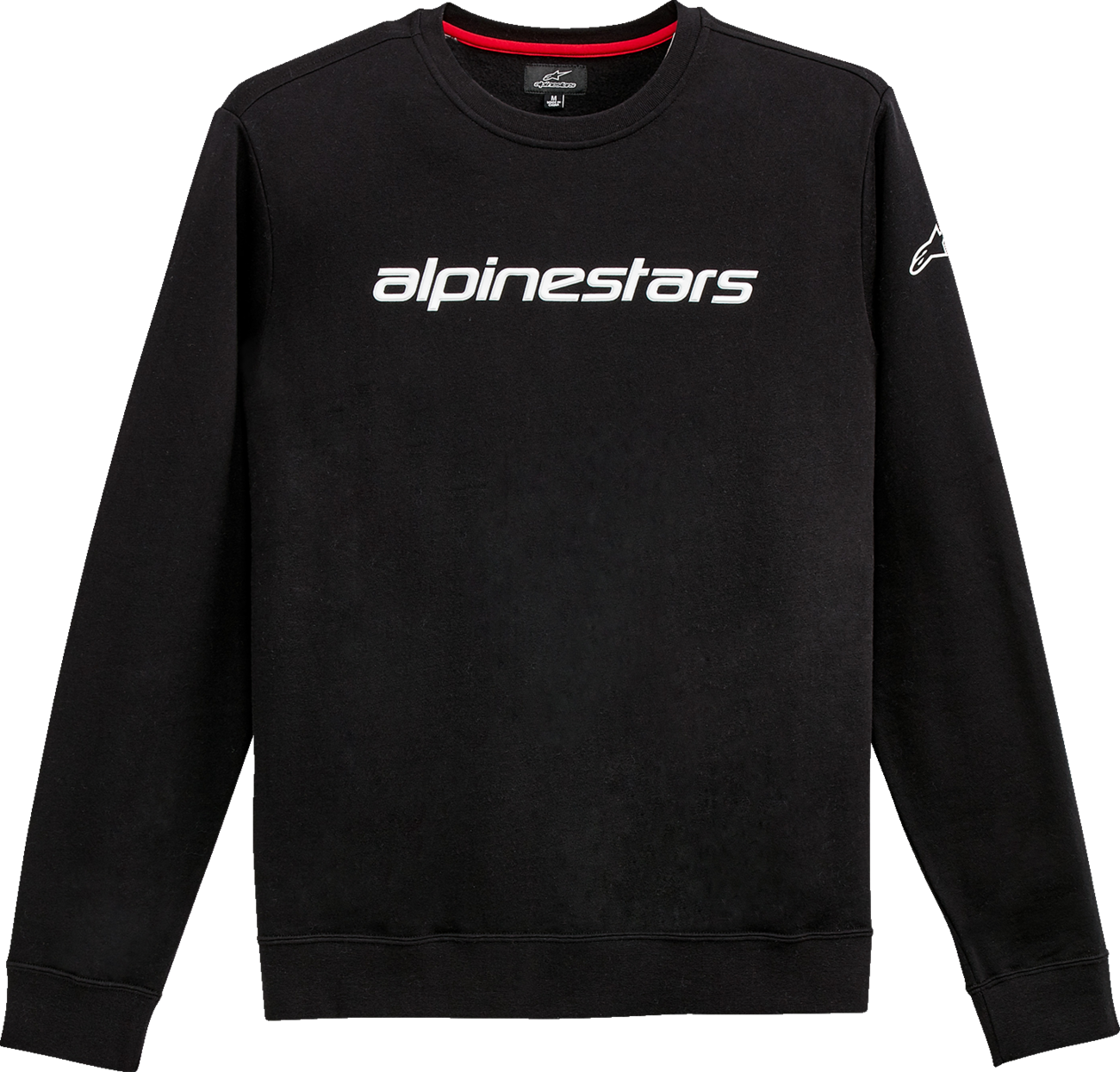 ALPINESTARS Linear Crew Fleece - Black/White - XL