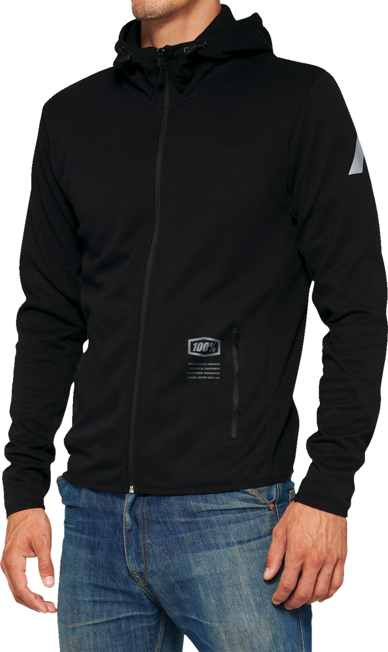 100% Viceroy Tech Zip Hoodie - Black