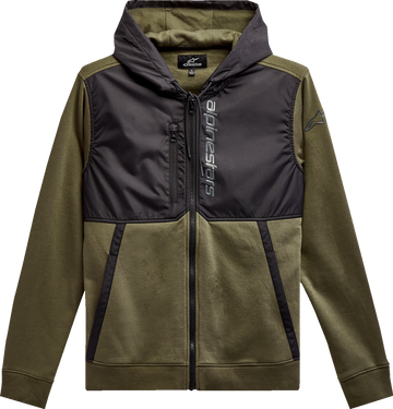 ALPINESTARS Aligned Zip Hoodie - Military/Black - Medium