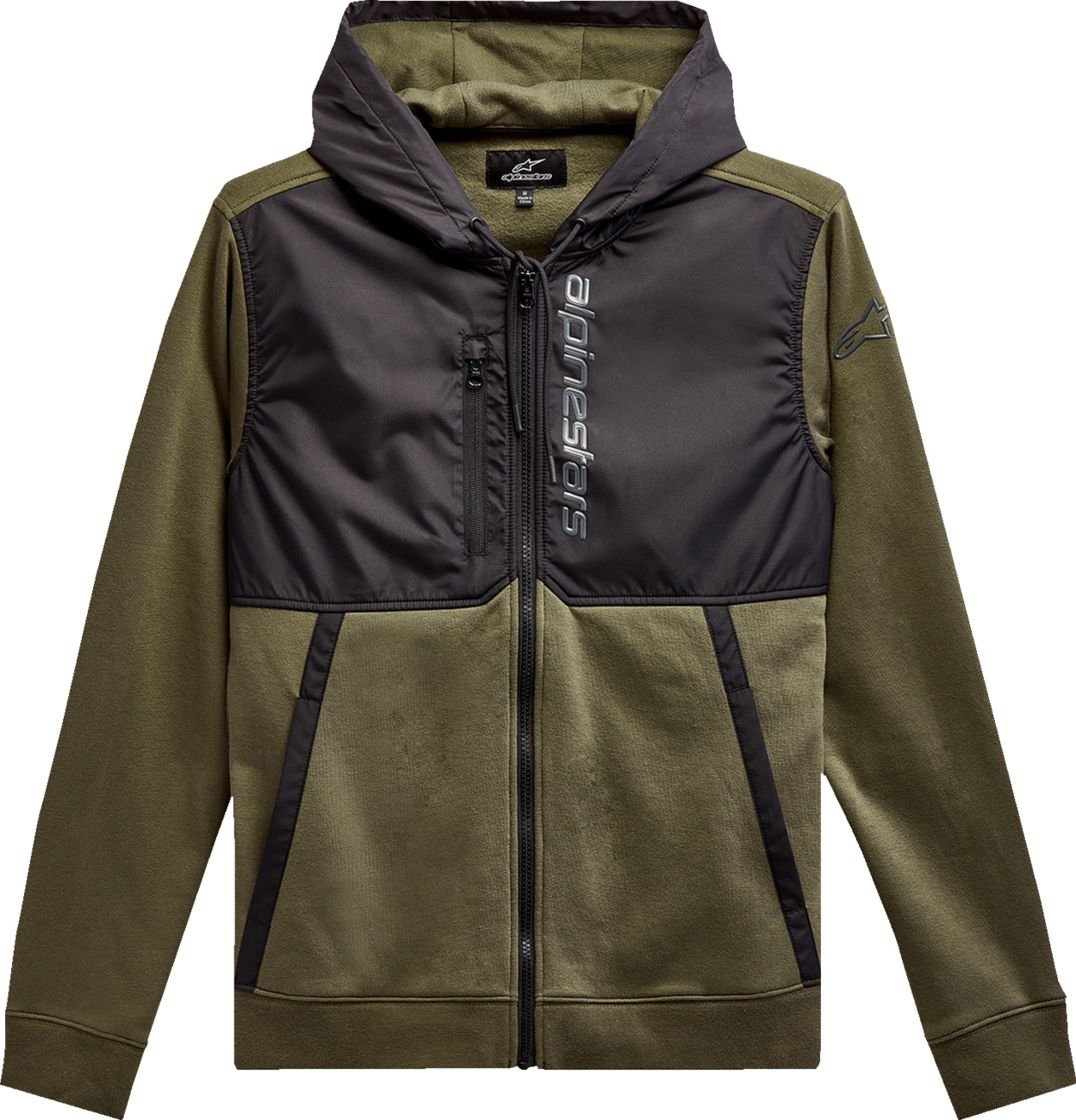 ALPINESTARS Aligned Zip Hoodie - Black/Black - Medium