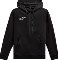 ALPINESTARS Asymmetrical Zip-up Hoodie - Black - Medium