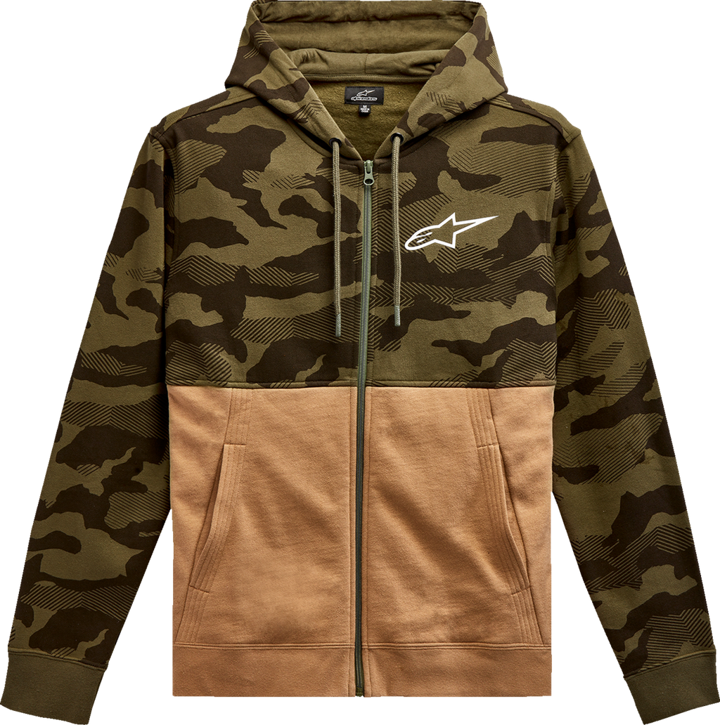 ALPINESTARS Camo Block Hoodie - Military/Sand - 2XL