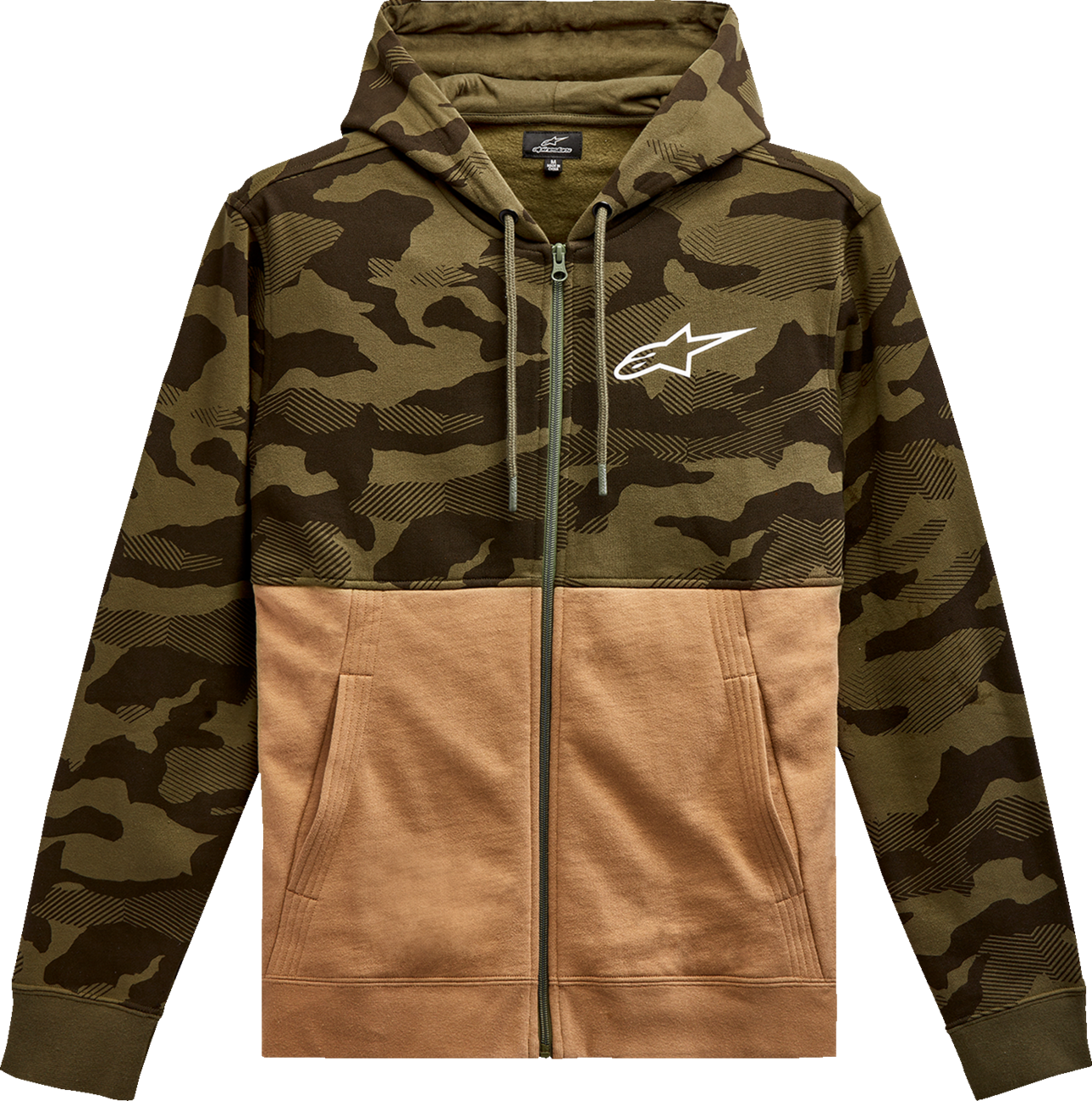 ALPINESTARS Camo Block Hoodie - Military/Sand - 2XL