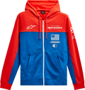 ALPINESTARS H Block Hoodie - Warm Red/Bright Blue - XL