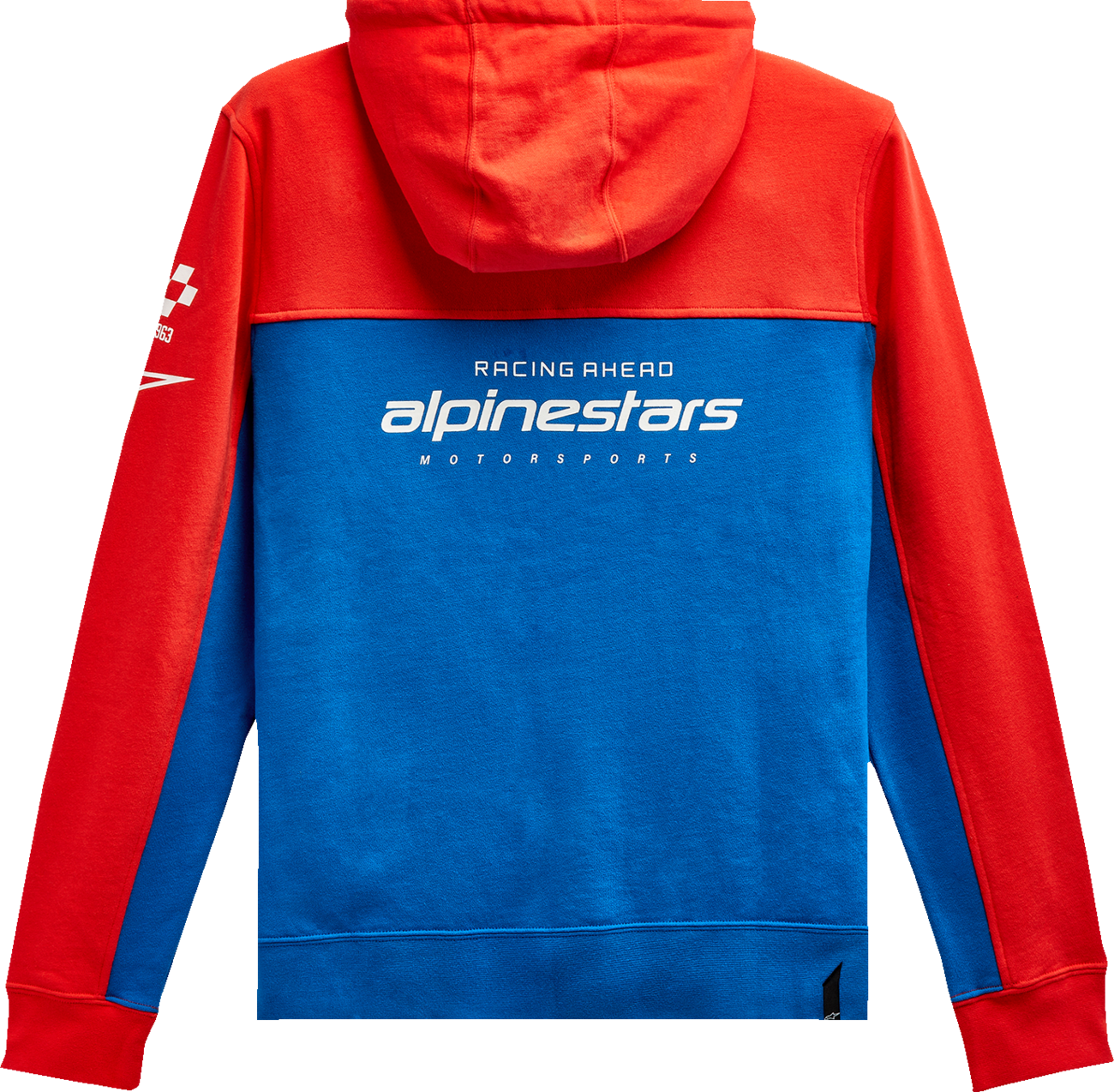 ALPINESTARS H Block Hoodie - Warm Red/Bright Blue - XL