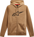 ALPINESTARS Ageless II Zip Hoodie - Sand/Black - Medium