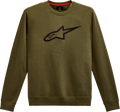 ALPINESTARS Ageless Crew Fleece - Military/Black - Medium