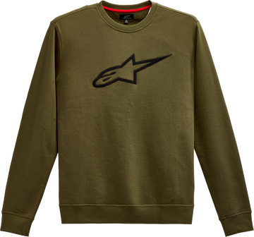 ALPINESTARS Ageless Crew Fleece - Military/Black - Medium