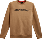 ALPINESTARS Linear Crew Fleece - Sand/Black - 2XL