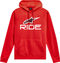 ALPINESTARS Ride 4.0 Pullover Hoodie - Red/White/Black - Medium