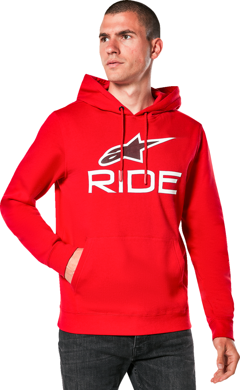 ALPINESTARS Ride 4.0 Pullover Hoodie - Red/White/Black - Medium