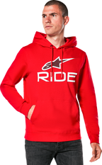 ALPINESTARS Ride 4.0 Pullover Hoodie - Red/White/Black - Medium