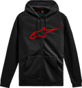 ALPINESTARS Ageless V3 Zip Hoodie - Black/Red - Medium