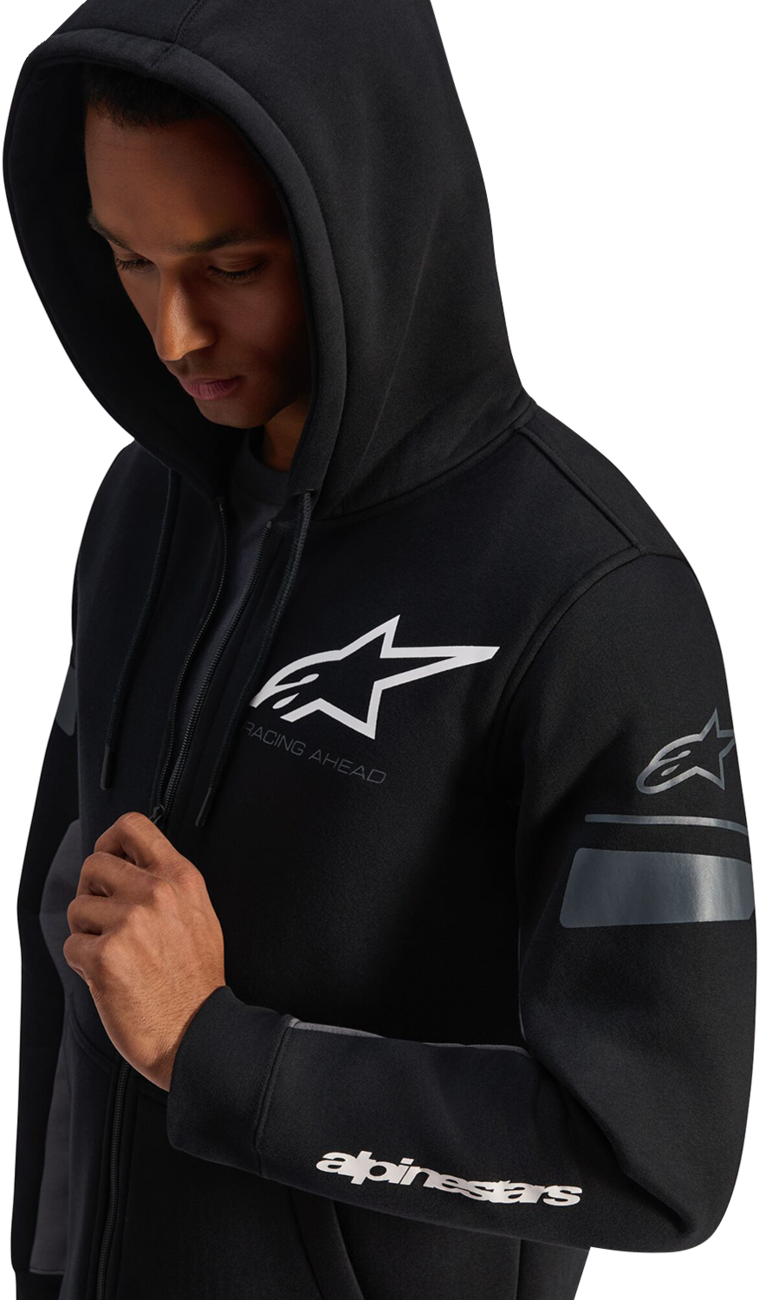 ALPINESTARS Esemex Zip Hoodie - Black/Charcoal - Medium