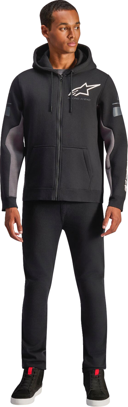 Alpinestars Esemex Zip Hoodie - Black/Charcoal