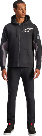 Alpinestars Esemex Zip Hoodie - Black/Charcoal