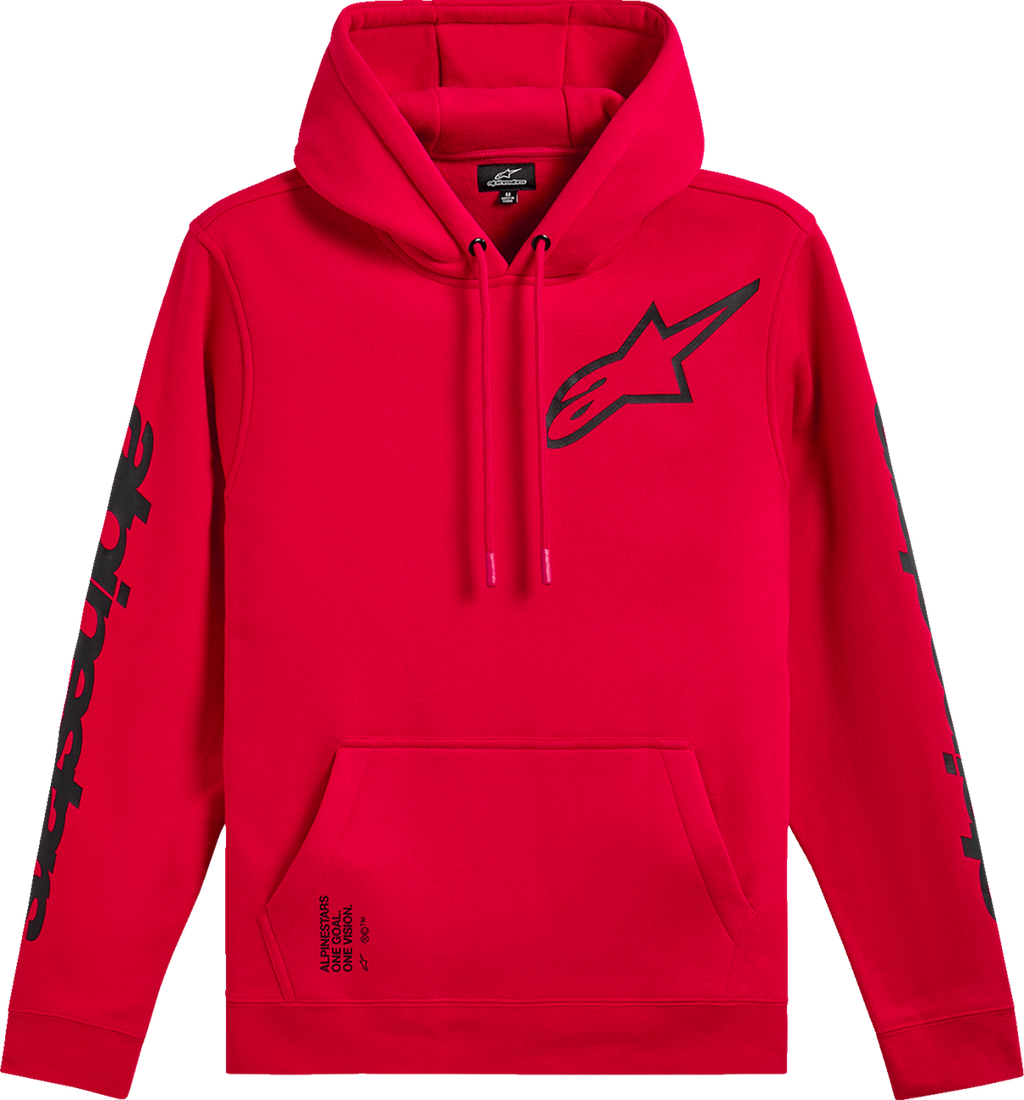 ALPINESTARS Triple Pullover Hoodie - Red - Medium