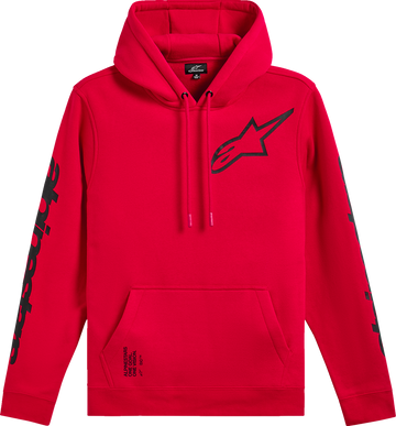 ALPINESTARS Triple Pullover Hoodie - Red - Medium