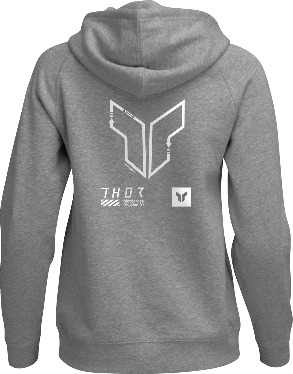 Thor Women's Trax Pullover Hoodie - Heather Gray