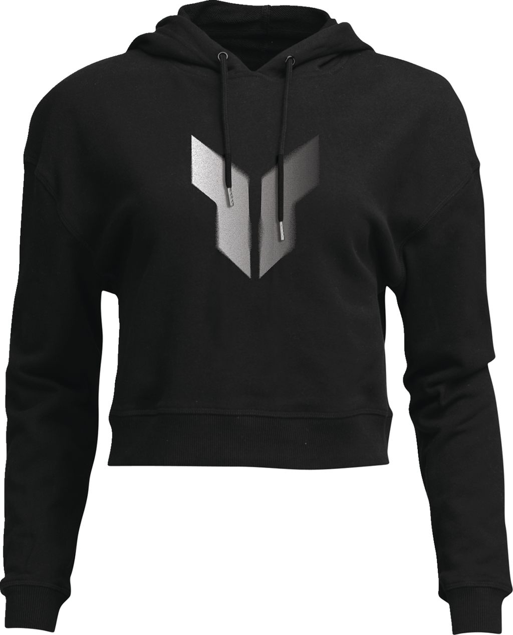 Thor Women's Noise Pullover Crop Hoodie - Black