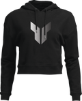 Thor Women's Noise Pullover Crop Hoodie - Black