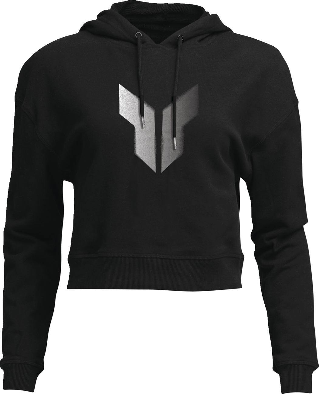 Thor Women's Noise Pullover Crop Hoodie - Black
