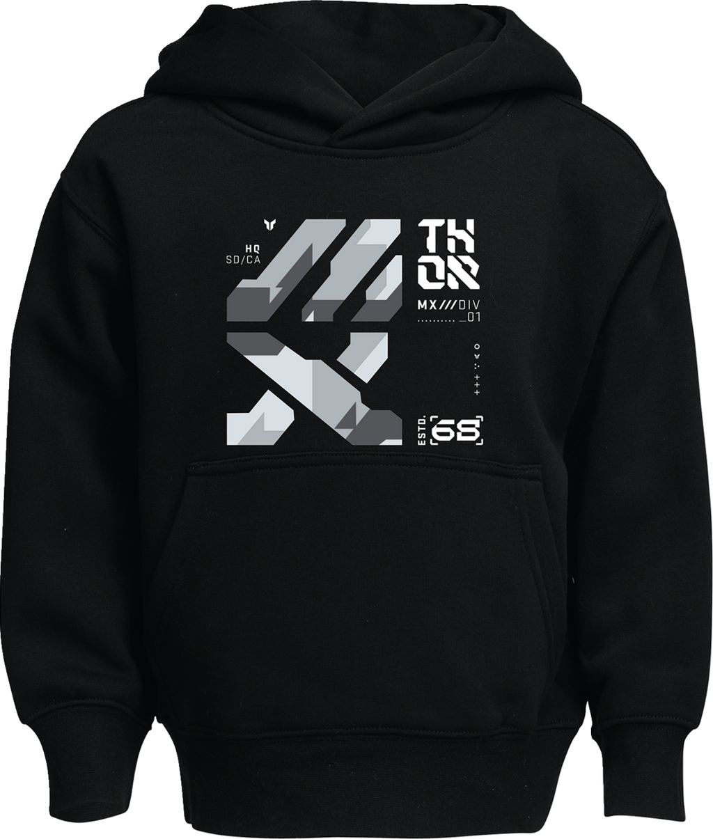 Thor Youth Forge Pullover Hoodie - Black