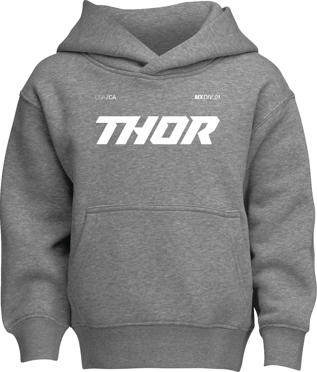 Thor Youth Brave Pullover Hoodie - Heather Gray