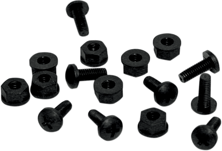 ZERO GRAVITY Nylon Windscreen Fastener Set - Black
