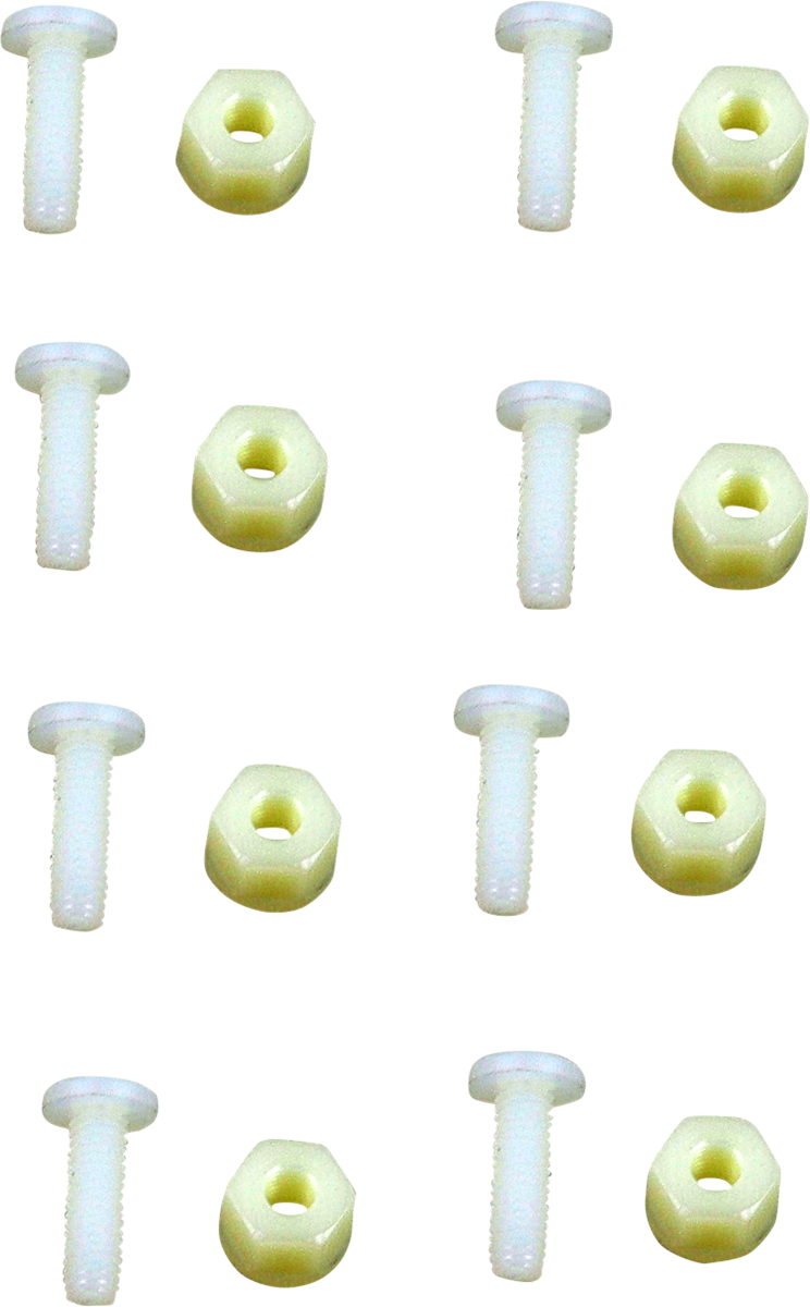 ZERO GRAVITY Nylon Windscreen Fastener Set - White