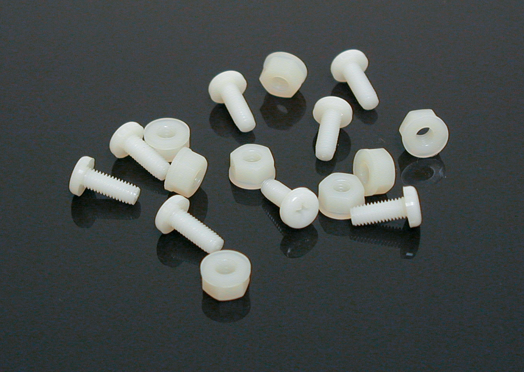 ZERO GRAVITY Nylon Windscreen Fastener Set - White