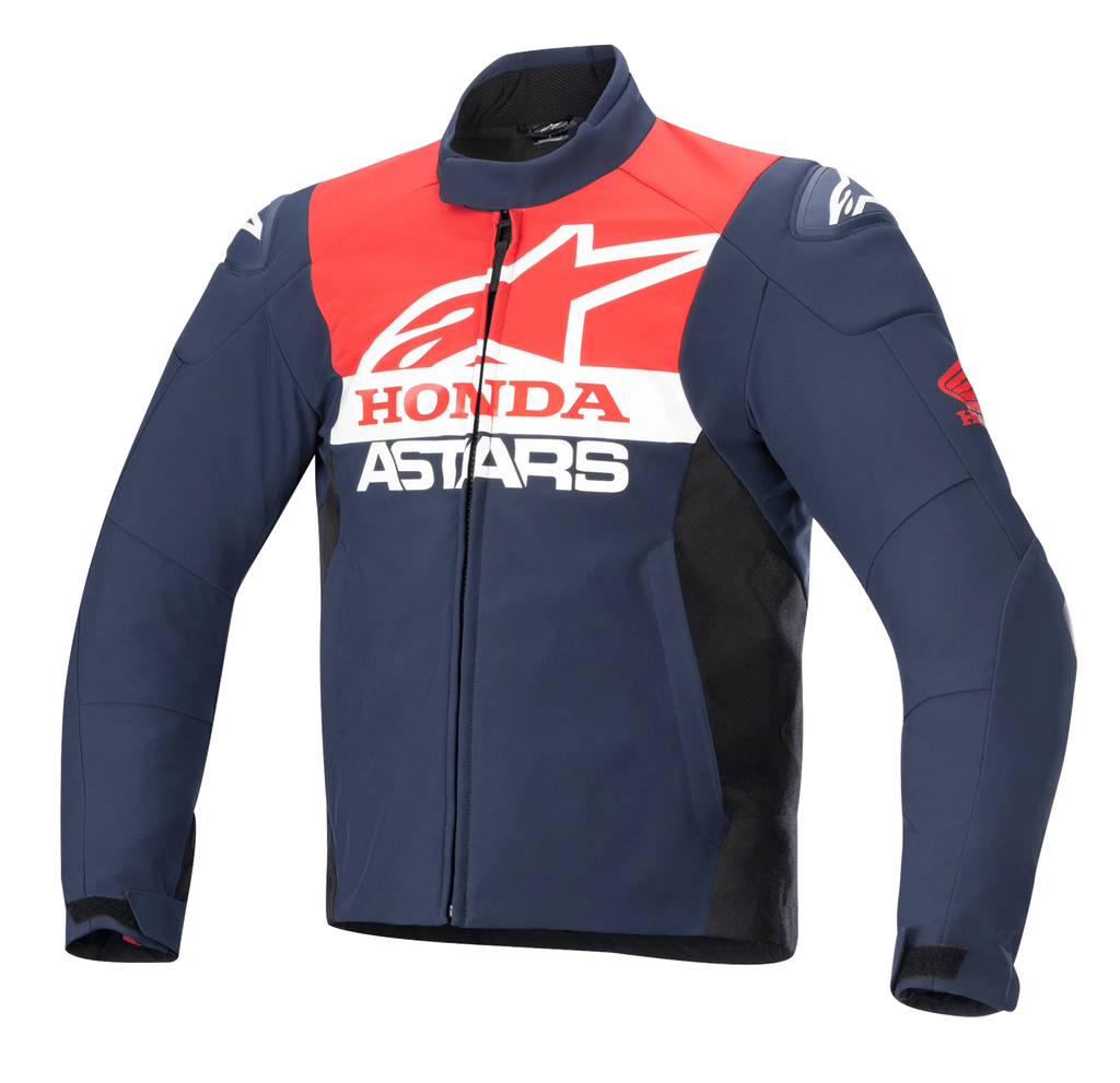 Honda SMX Waterproof Jacket - Blue/Black/Red - 4XL