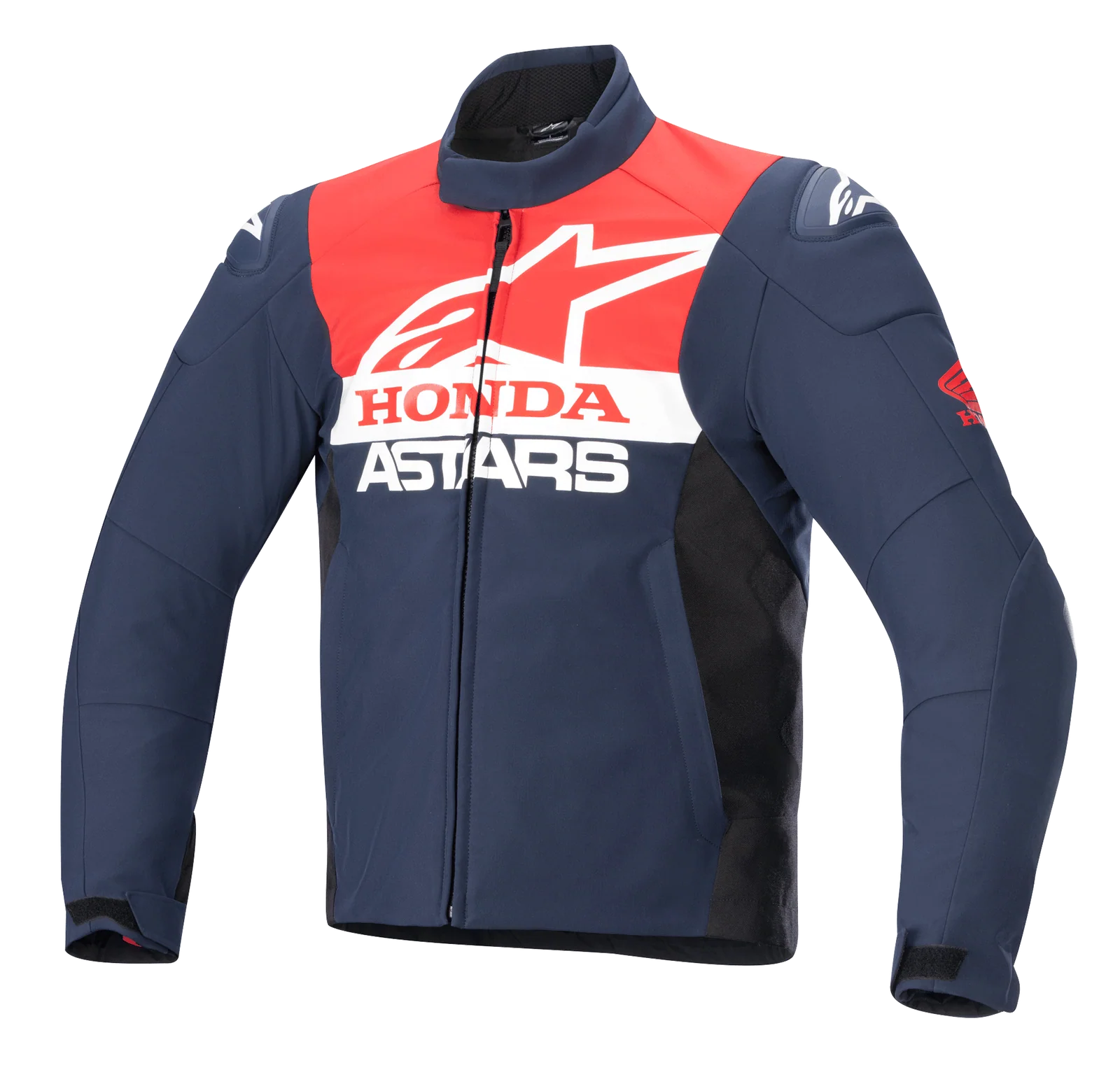 Honda SMX Waterproof Jacket - Blue/Black/Red - 4XL