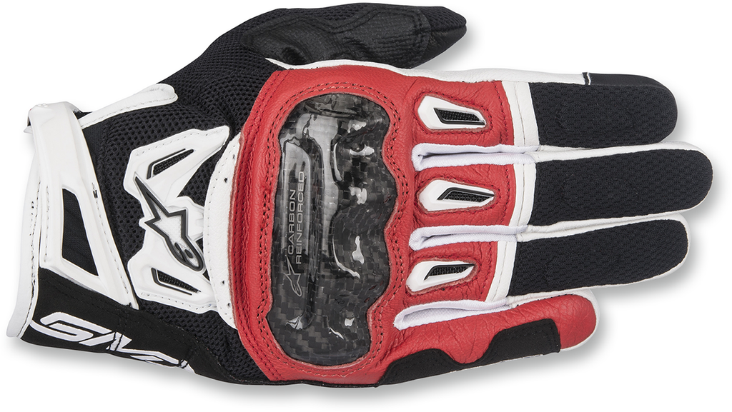 ALPINESTARS SMX-2 Air Carbon V2 Gloves - Black/Red/White - Small
