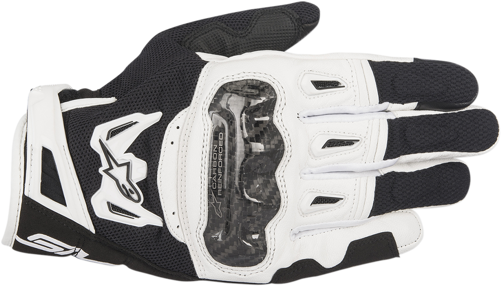 ALPINESTARS SMX-2 Air Carbon V2 Gloves - Black/White - Small
